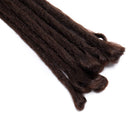 SEGO 20 Inch Dreadlock Extensions for Women/Men Synthetic Handmade Dread Extension Long Single Ended Hippie Style Reggae Hair 20 strands
