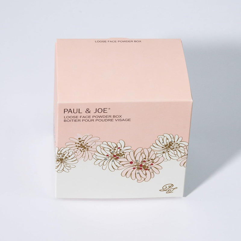 Paul & Joe Loose Powder Box + Puff - Refill Sold Separately, All-Day Lightweight Powder, Translucent Skin, Covers Pores, Absorbs Excessive Sebum, Creates Airy and Velvety Skin Infinity Warehouse