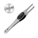 Cocos Eyebrow Tweezers for Women and Men | Tweezers Precision | Slanted Tweezers for Ingrown Hair and Splinters | Professional Facial Tweezers for Eyebrows and Hair Removal, 1 pack Coco's Closet