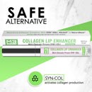 M3 Naturals Collagen Lip Plumper Clinically Proven Natural Lip Enhancer for Fuller Softer Lips Increased Elasticity Reduce Fine Lines Hydrating Plump Gloss Lipstick Primer 4 ml (Green) M3 Naturals