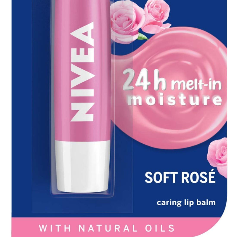 Nivea Lip Soft Rose Blister Pack NIVEA