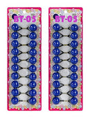 Tara Girls Twinbead Multi Cute Design Ponytail Elastics Pack of 2 Selection (BT05) Tara