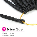 8 Packs Box Braids Crochet Hair With Curly Ends Goddess Box Braids Crochet Braids 3X Bohemian Braiding Hair for Black Women(12 Inch, 1B)…… FIRSTCYH HAIR
