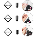 New Acrylic Adjustable Nail Clipper,Artificial Fake Stainless Steel Nail Trimmer,JASSINS False Nail Art Manicure Project (Black) JASSINS