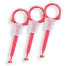 2 in 1 Clear Aligner Chewies and Removal PUL Tool Combo for Invisalign Removable Braces and Trays By The Pultool (3 Pack, Pink) The Pultool
