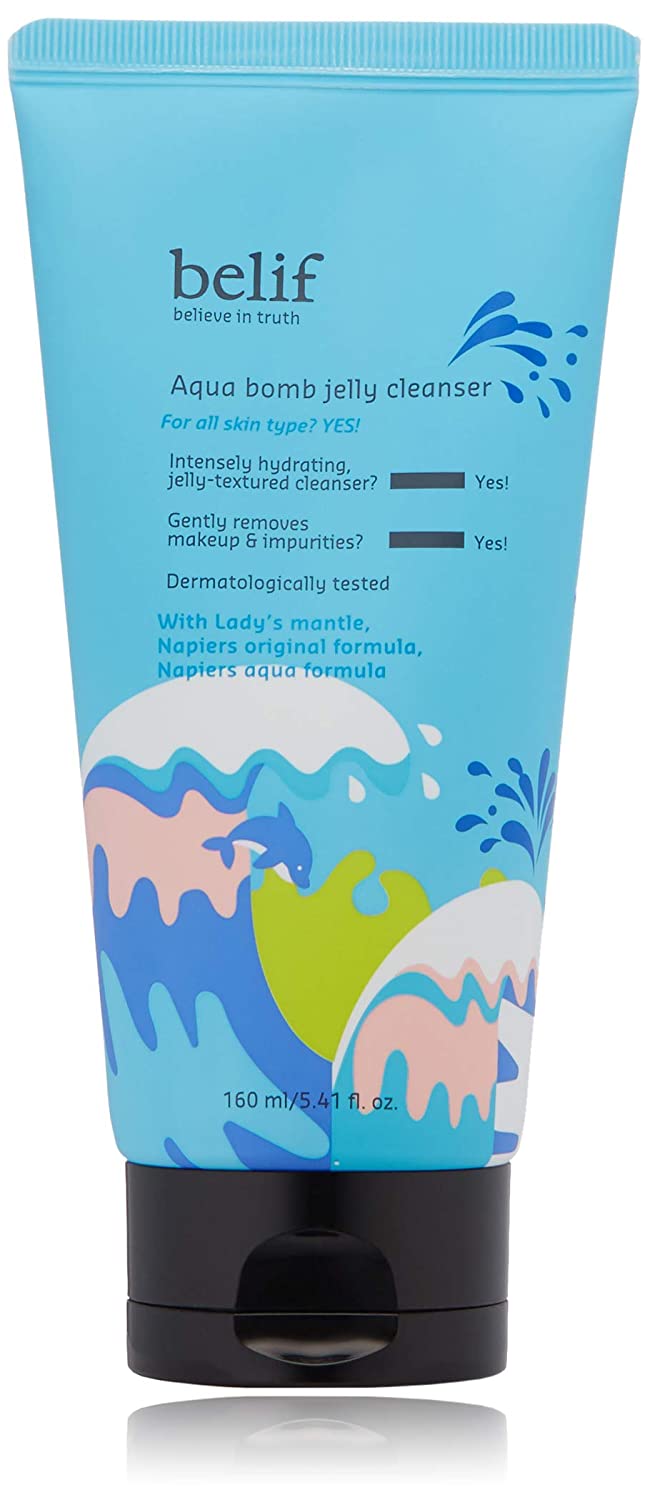 Belif Aqua Bomb Jelly Cleanser | Face Cleanser for Dry Skin | Cleansing Foam, Hydration, Clean Beauty martinandmark.com