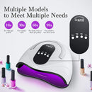 One Fire Nail Dryer, 120W Led Nail UV Light Professional, Automatic Sensor UV Led Nail Lamp Gel Polish Light, 4 Timer Gel Polish UV Nail Light, Portable Large Space UV Light for Nails Gel Polish Dryer One Fire