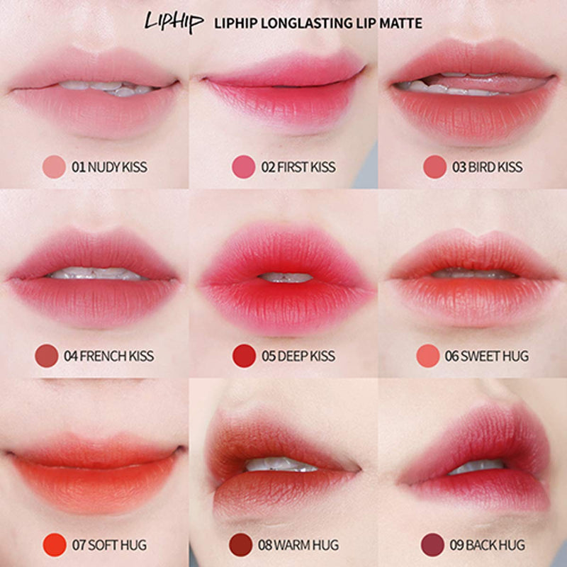 LIPHIP Lip Matte Liquid lipstick, Superstay Lip Tint with a Highly pigmented Color, Long Lasting Lip Stain, 6ml
