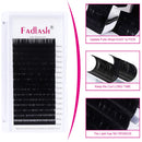 Classic Lash Extensions Mix 8-16mm 16Rows 0.15 C Curl Silk Eyelash Extensions Black Single Individual Eyelash Extensions Professional (16 Rows 0.15 C Mix 8-16mm) FADLASH Store