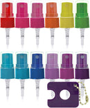 Essential Oil Spray Tops For 5, 10, 15 to 100 ml Bottles. Reduce, Reuse and Recycle Your Empty EO Containers and Bottles With Our Fine Mist Sprayer Replacement Pump (Rainbow) by Got Oil Supplies Discount Manufacturing & Distributing