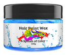 Hair Paint Wax A Splash Of Color - Blue (120 Gram) | Environmentally Friendly Temporary Unisex Natural Hair Paint | Easy To Use and Suitable For Most Hair Types Hair Paint Wax LLC Store