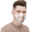 Transparent_Face_Mask, Clear Combine Plastic Reusable Clear Face Bandanas, Upgraded Breathable, Visible Expression, for Adults (No Fogging 1 pcs) shuang qing