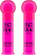 Bed Head After The Party Smoothing Cream - Sooths Flyaways, Static Build Up & Frizz, Humidity Protection, Lightweight Shine & Body, with Castor Seed Oil, Al Hair Types, 3.4 Ounce - 2 Pack TIGI