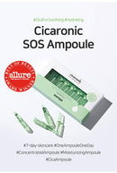 SNP PREP - Cicaronic SoS Ampoule - Soothing & Immediate Calming Effects for All Sensitive Skin Types with Hyaluronic Acid & Centella Asiatica - 7 Vials, 1 Week Supply - 1.5ml per Vial SNP Shining Nature Purity