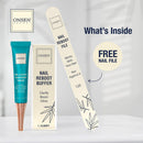 Onsen Japanese Nail File Buffer Sparkle-KIT 1.0, A Free 120/180 Grit Nail File,3-Way Buffer Block, Cuticle Serum with Cuticle Oil in Action-15ml, Optimum Care Series Infinity Warehouse