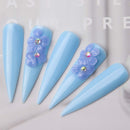 Makartt Blue Poly Nail Gel Kit Gel Nail Builder Kit with Slip Solution Clear Nails Acrylic Gel Nail Kit for Nail Building Nail Extension Kit Dual Forms Base Top Coat All-in-One Gel Nail Starter Kit Makartt