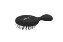 The Hair Shop Mini Black Loop Brush - Salon Professional Grade with Matted Black & Ergonomic Travel Size Design- Small & Safe Detangler Tool for 100% Remy Human and Synthetic Hair Extensions and Wigs The Hair Shop