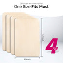 FANDAMEI Wig Cap, 4PCS Light Brown Mesh Wig Cap Net, Closed End Hair Mesh Net Wig Caps, Liner Weaving Caps for Women, Men, Kids Fandamei