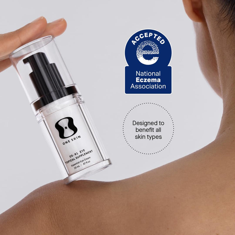 oneskin EYE OS-01 Peptide Topical Supplement & Skin Longevity Age Reversal Eye Cream Infinity Warehouse