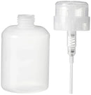 Nail Polish Remover Pump, YAMYONE 2 Pack Acetone Pump Dispenser, Alcohol Dispenser Push Down Empty Lockable Pump Dispenser Bottle for Nail Polish and Makeup Remover, 200ml(6.8oz) YAMYONE