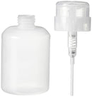 Nail Polish Remover Pump, YAMYONE 2 Pack Acetone Pump Dispenser, Alcohol Dispenser Push Down Empty Lockable Pump Dispenser Bottle for Nail Polish and Makeup Remover, 200ml(6.8oz) YAMYONE