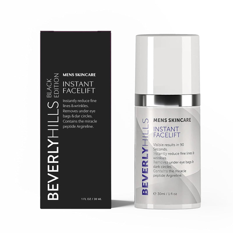 Beverly Hills Mens Instant Facelift and Eye Serum Treatment for Dark Circles, Puffy Eyes, and Wrinkles Infinity Warehouse