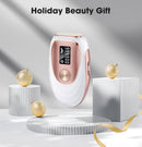 IPL Laser Hair Removal Device for Women & Men - Home 45°F Ice-Cooling Contact for Painless & Long-Lasting Results, 86% Hair Reduction in 3 Weeks for Full Body & Bikini Line, Rose Gold Infinity Warehouse