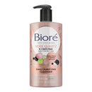 Bioré Rose Quartz + Charcoal Daily Face Wash, Oil Free Facial Cleanser Energizes Skin, Dermatologist Tested and Cruelty Free, 6.77 Ounces Bioré