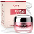 Azure Dermatologist Tested 24K Gold & Collagen Face Moisturizer - K Beauty Anti-Aging Face Cream for Firming & Skin Tightening Face Cream - Korean Skincare - All Skin Type 1.69 fl oz Infinity Warehouse
