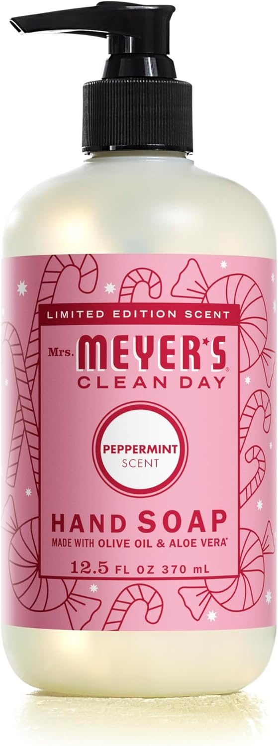 MRS. MEYER'S CLEAN DAY Hand Soap, Made with Essential Oils, Biodegradable Formula, Lavender, 12.5 fl. oz - Pack of 3 Infinity Warehouse