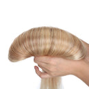 Double Weft 100% Remy Human Hair Extensions Clip in Grade 7A Quality Full Head Thick Thickened Long Short Straight 8pcs 18clips 10" / 10 inch 110g