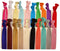 Hair Ties Ponytail Holders - 20 Pack"Solid Assortment" No Crease Ouchless Elastic Styling Accessories Pony Tail Holder Ribbon Bands - By Kenz Laurenz Kenz Laurenz Store