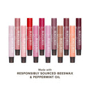 Burt's Bees Lip Balm, Moisturizing Lip Shimmer With Vitamin E & Coconut Oil, 100% Natural, Rhubarb, 0.09 Ounce (4 Pack) Burt's Bees