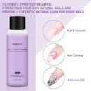 Morovan Monomer Acrylic Nail Liquid 8oz for Acrylic Powder - Professional Liquid Monomer Nail System Kit Monomer Liquid For Acrylic Nail Extension Carving MMA-Free Non-Yellowing Formula Morovan