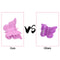 EAONE 50 Pieces Butterfly Hair Clips Pastel Hair Clips Mini Cute Clips Hair Accessories for Hair 90s Girls Women with Box Package, Matte Colors EAONE