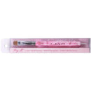 Ivy L 2- Way French Gel Acrylic Nail Art Kolinsky Brush with Dotting Tool for Professional Manicure Cuticle Clean up Nail Art Design (Size