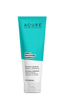 Acure Simply Smoothing Shampoo, Water, Coconut & Marula Oil, 100% Vegan, Performance Driven Hair Care, Smooths & Reduces Frizz, White/Blue, 8 Fl Oz Acure Store