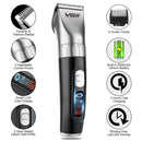 VGR Hair Clippers, Professional Hair Cutting Kit for Men, USB Cord/Cordless Rechargeable Hair Trimmer Set with LED Display, Model V-069 VGR