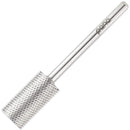 PANA Professional 3/32" Shank Size - Flat Top Large Barrel Silver Carbide Bit Fine Girt - Nail Drill Bit for Dremel Machine PANA