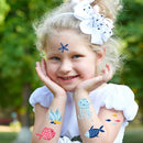 Mocossmy Animal Temporary Tattoos for Kids,10 Sheets Ocean Theme Waterproof Fake Tattoos Body Decoration DIY Crafts for Boys Girls Birthday Party Favor Supplies Goodie Bag Filler Stuffers Gifts Mocossmy