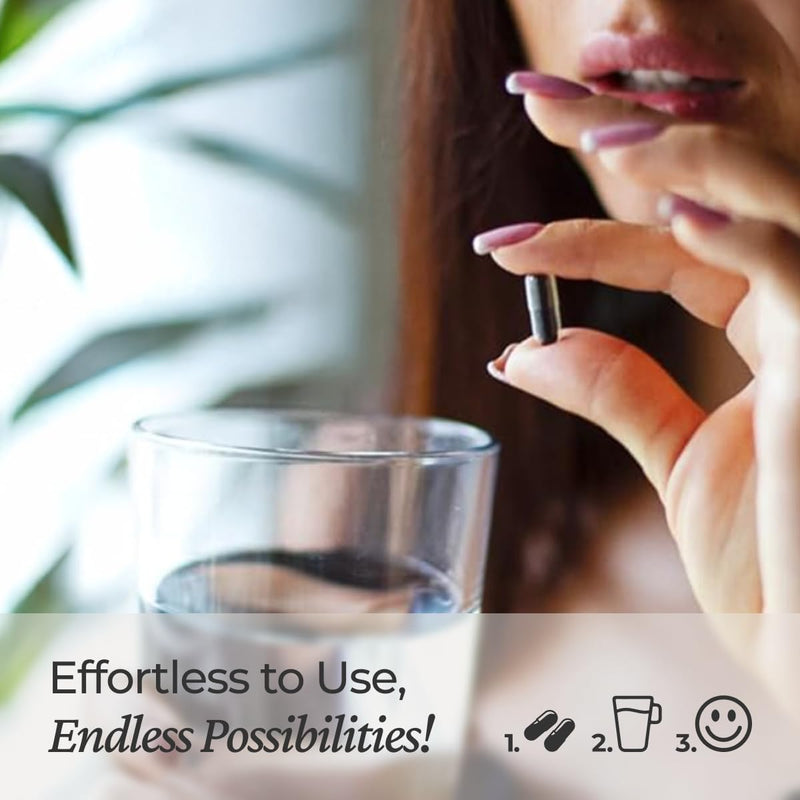 NATURAL SHILAJIT Capsules (1-2 Months Supply) - 60 Count - Shilajit for Men & Women with Fulvic Acid & Trace Minerals, Plant Based Nutrients for Energy, Immune Support & Vitality Infinity Warehouse