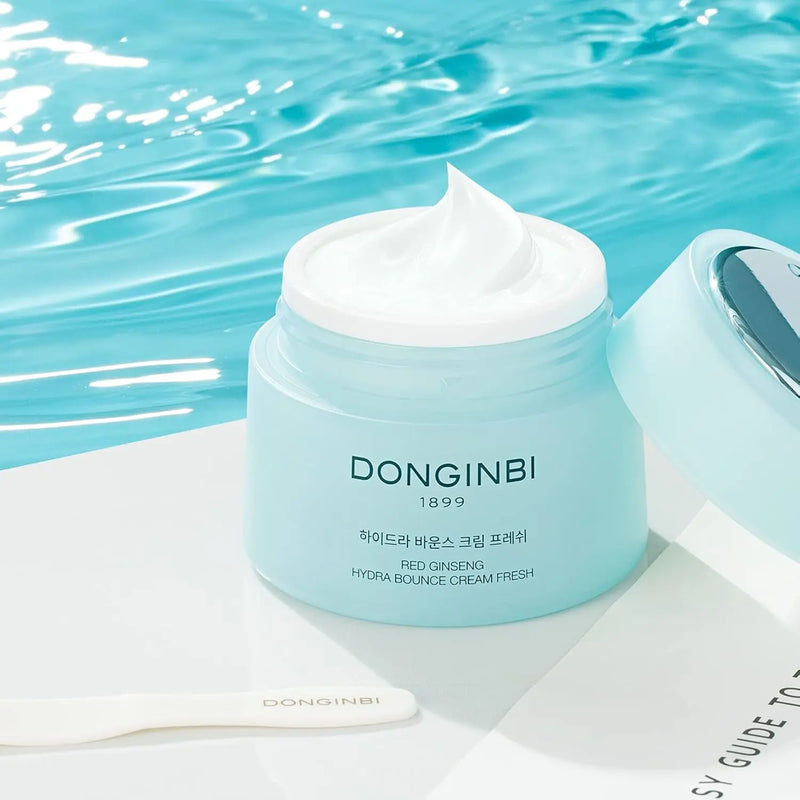 Donginbi Red Ginseng Hydra Bounce Cream Fresh - Korean Red Ginseng Skin Moisturizing Face Cream for Dry and Oil Skin Moisturizing Cream, 0.84 oz / 25 ml Infinity Warehouse