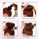 Hair Pins for Buns, IKOCO 80pcs U Shaped Hair Pins Brown Hair Bun Pins for Women Girls with Storage Box (2.4 Inch） IKOCO
