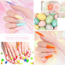 Beetles 20 Pcs Gel Nail Polish Kit, Spring into Summer Collection Soak Off Nail Gel Polish Pastel Nail Polish Neon Gel Polish Starter Kit with Glossy & Matte Top Coat and Base Coat beetles Gel Polish Store