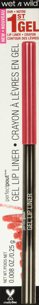 Lip Liner By Wet n Wild Perfect Pout Matte Retractable Gel Lip Liner Pencil,, Red The Scene wet n wild