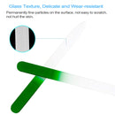 Glass Files for Nails, Fingernail File for Professional Manicure Nail Care, Gentle Comfortable Filing, Leaves Nails Smooth - 12-Piece Premium Glass Nail Files Teuki