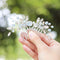 Yean Rhinestone Bride Bridal Hair Comb Opal Crystal Wedding Hair Piece Hair Accessories for Women and Girls (2 Pcs) (Silver) Yean