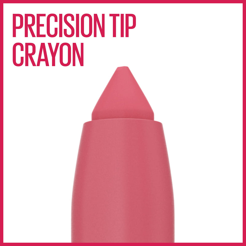 Maybelline New York SuperStay Ink Crayon Long Lasting Matte Lipstick With Built-in Sharpener, 145 Break The Ceiling, 0.04 Oz,1 Count (Pack of 1) Maybelline New York