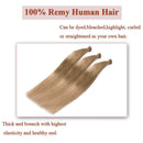 22 Inches I Tip Remy Human Hair Extensions 100 Strands/Pack Pre Bonded Keratin Stick In Hair Extensions Cold Fusion Hair Piece Long Straight For Women
