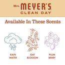 Mrs. Meyer's Clean Day Liquid Hand Soap, Cruelty Free and Biodegradable Hand Wash Formula Made with Essential Oils, Oat Blossom Scent, 12.5 oz - Pack of 3 MRS. MEYER'S CLEAN DAY